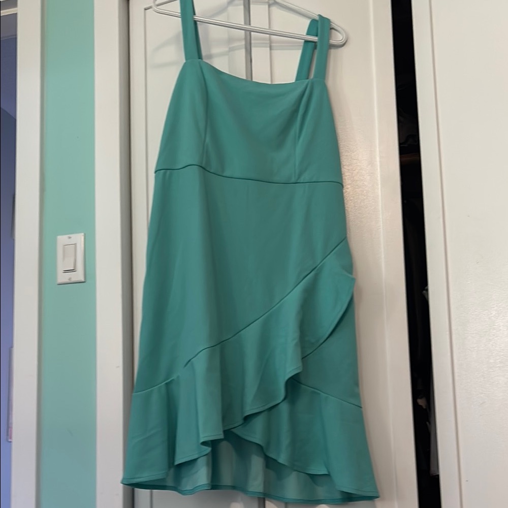 BCBG Paris Aqua High Low Dress
